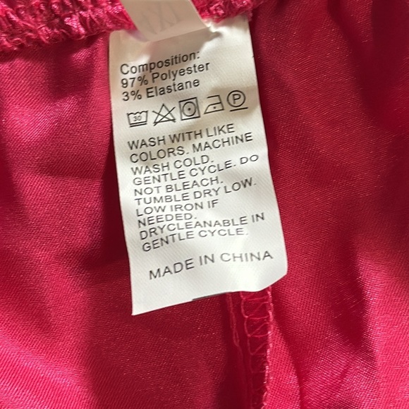 Barbie pink Satin nightgown set with feather trim size 4x - Picture 7 of 7